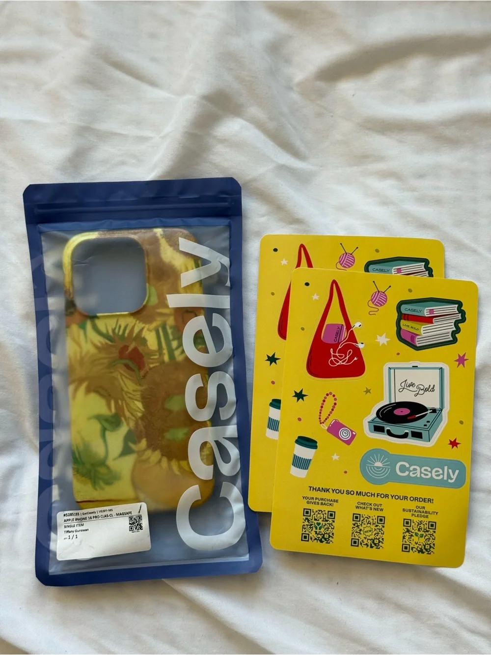 New Casely iPhone 16 Pro Van Gogh Sunflowers Phone Case